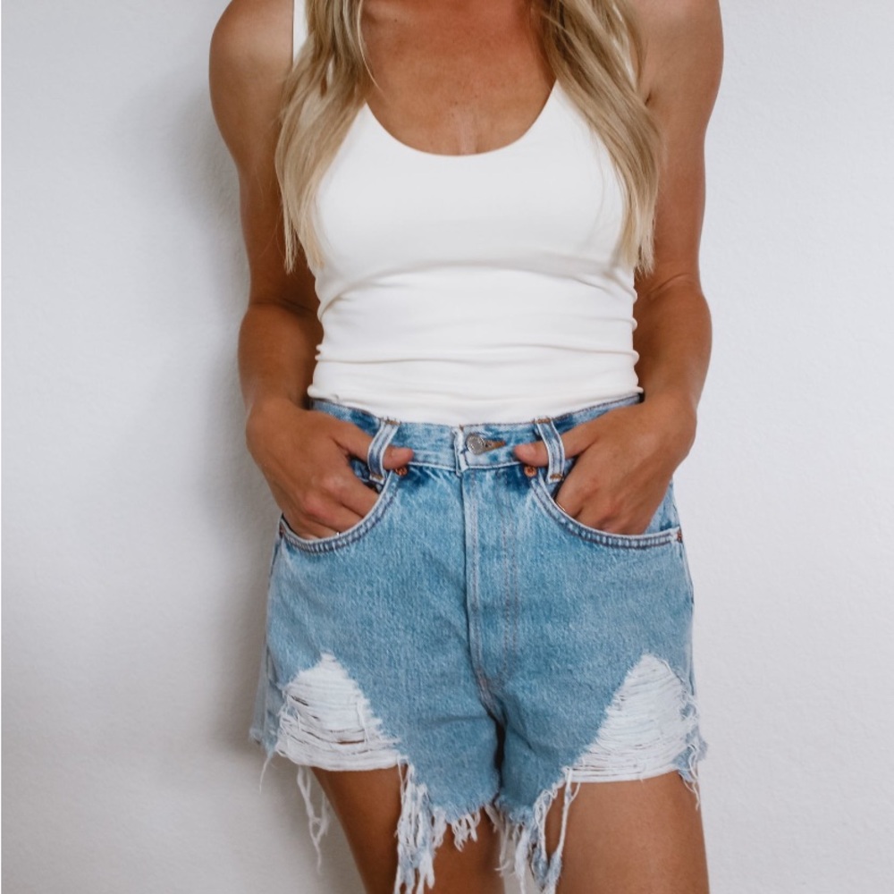 Vintage frayed Levi’s